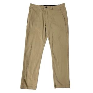 Goodfellow & Co Men’s Hennepin Tech Slim Tan Wrinkle Resistant Pants - Size 36